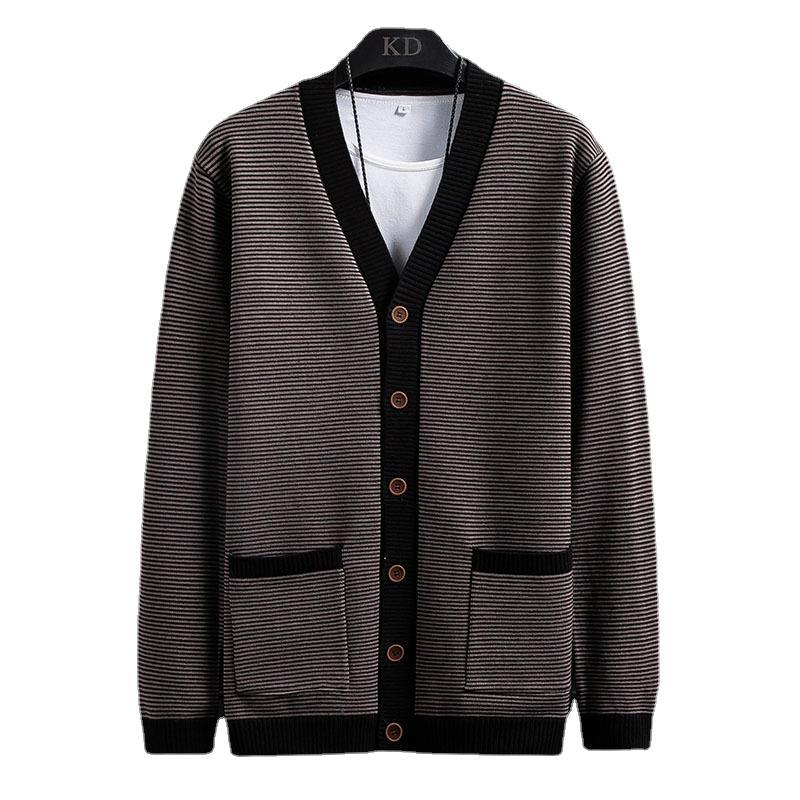 Long Sleeve Fashion City Round Neck Men's Sweater