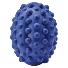 Pet Toy Rubber Bump Rugby Vocal Resistance Bite Wear - Blue - View 1