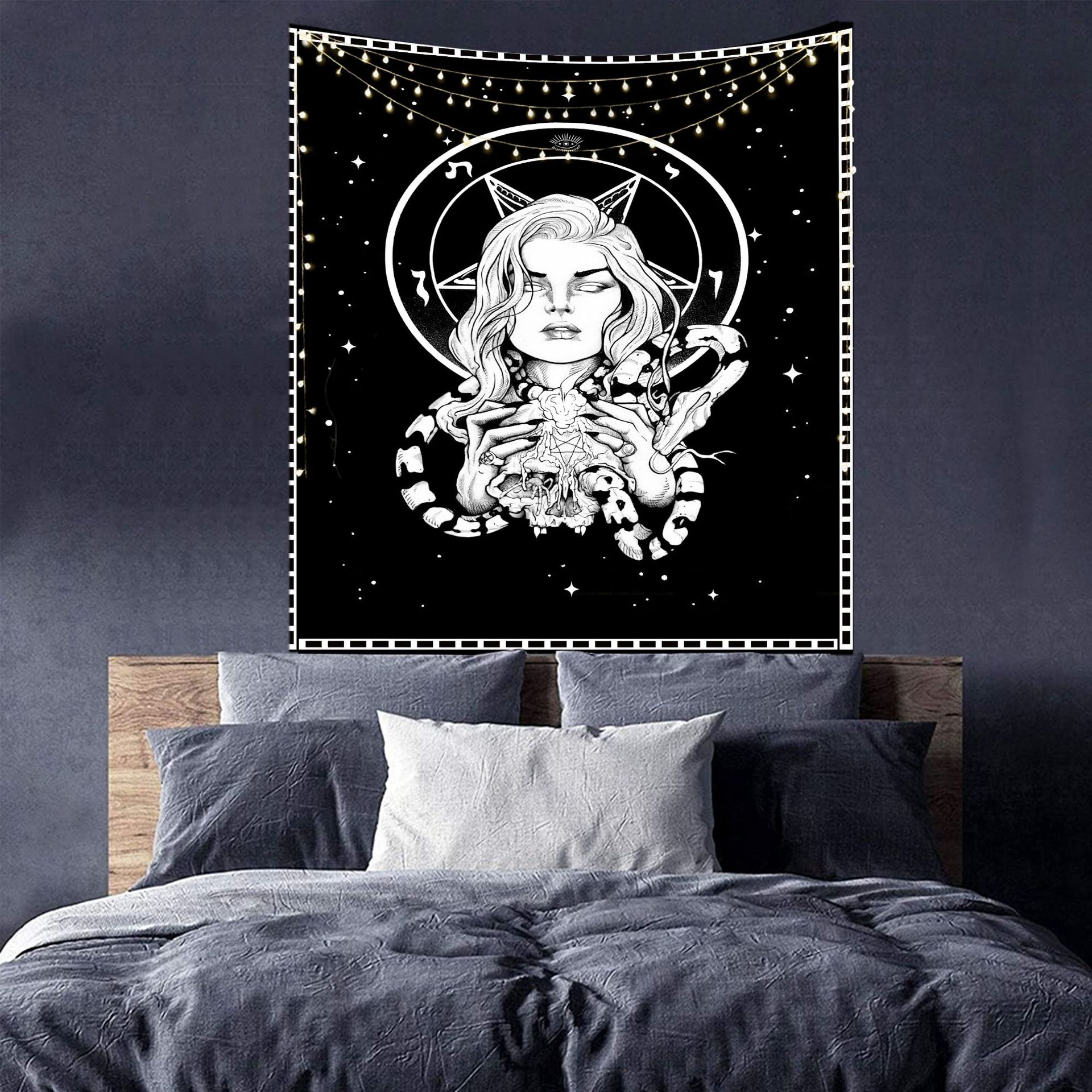 Tapiz estampado para pared