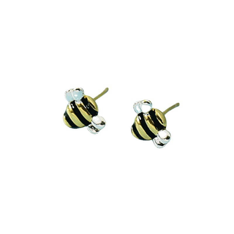 Special-interest Design Super Cute Little Bee Earrings