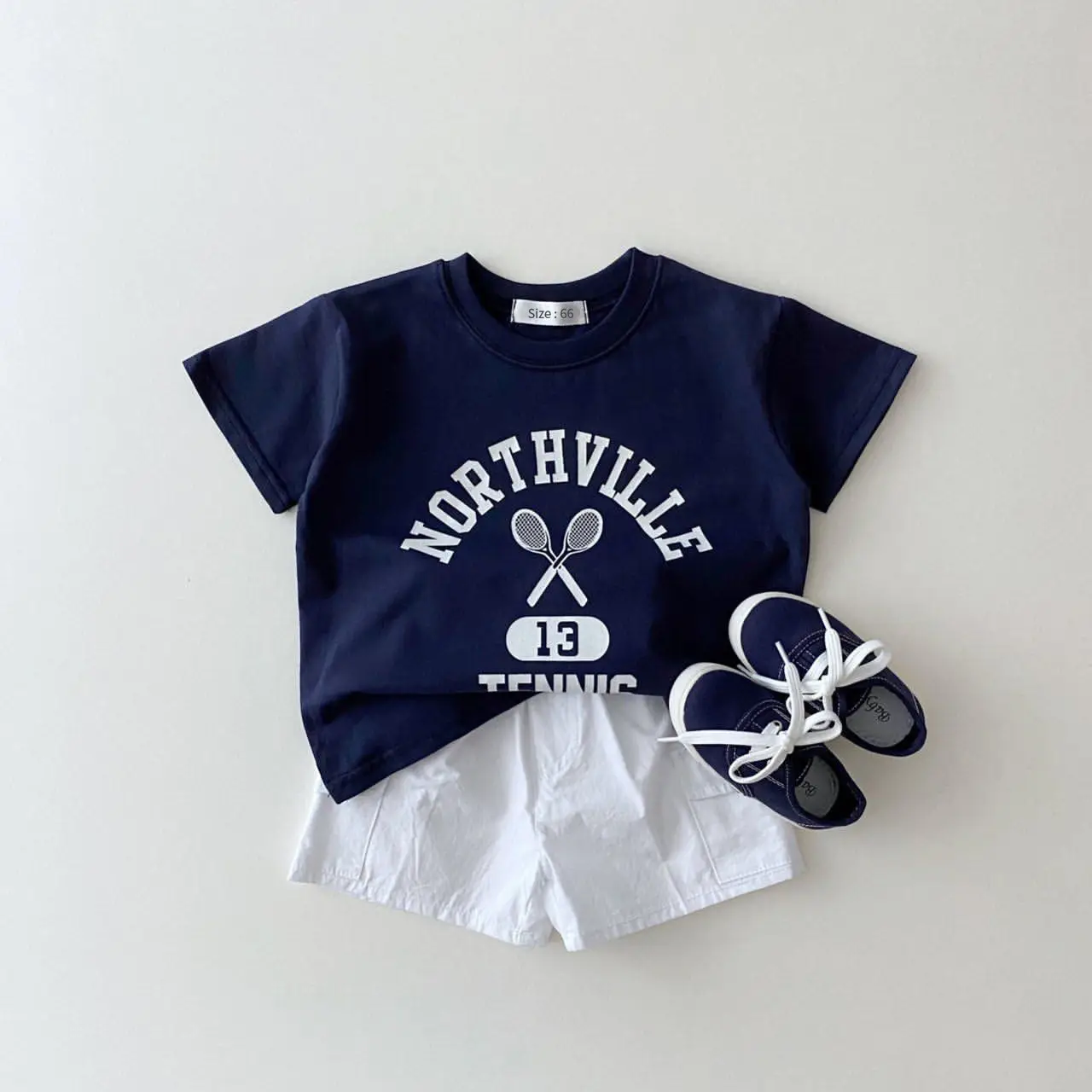 Summer Children's T-Shirt Shorts Two-Piece Set
