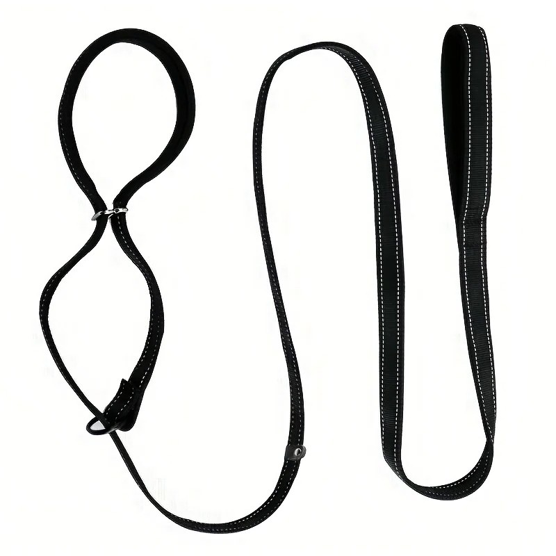 Figure Of 8 Dog Lead With Soft Comfy Padded Loop Handle And Nose Pads — image 4