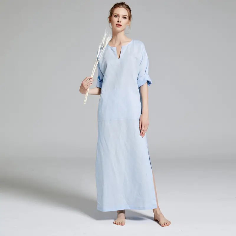 Men's Long Summer Thin Robe