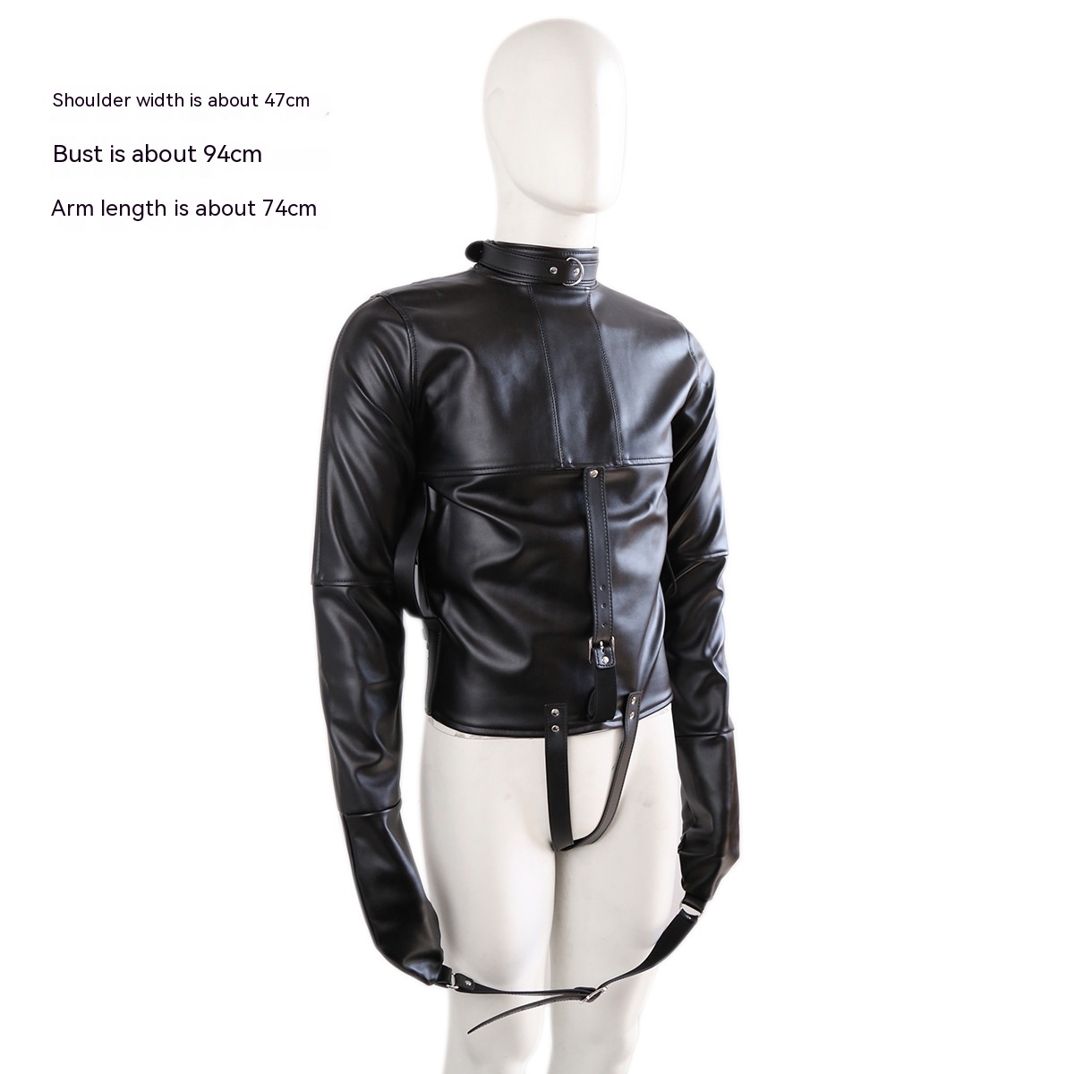 Product Adult Tights Forced Binding And Binding Clothes Chic Alternative Leather Training Black - Shop at LoveMi