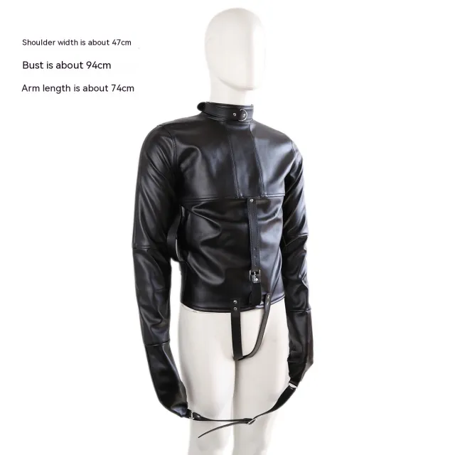 Product Adult Tights Forced Binding And Binding Clothes Chic Alternative Leather Training Black - Shop at LoveMi