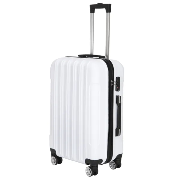 3-in-1 Multifunctional Large Capacity Traveling Storage Suitcase White - Image 8