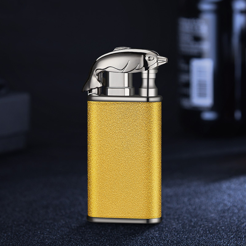 Creative Blue Flame Windproof Lighter – Metal Refillable Design - Image 5