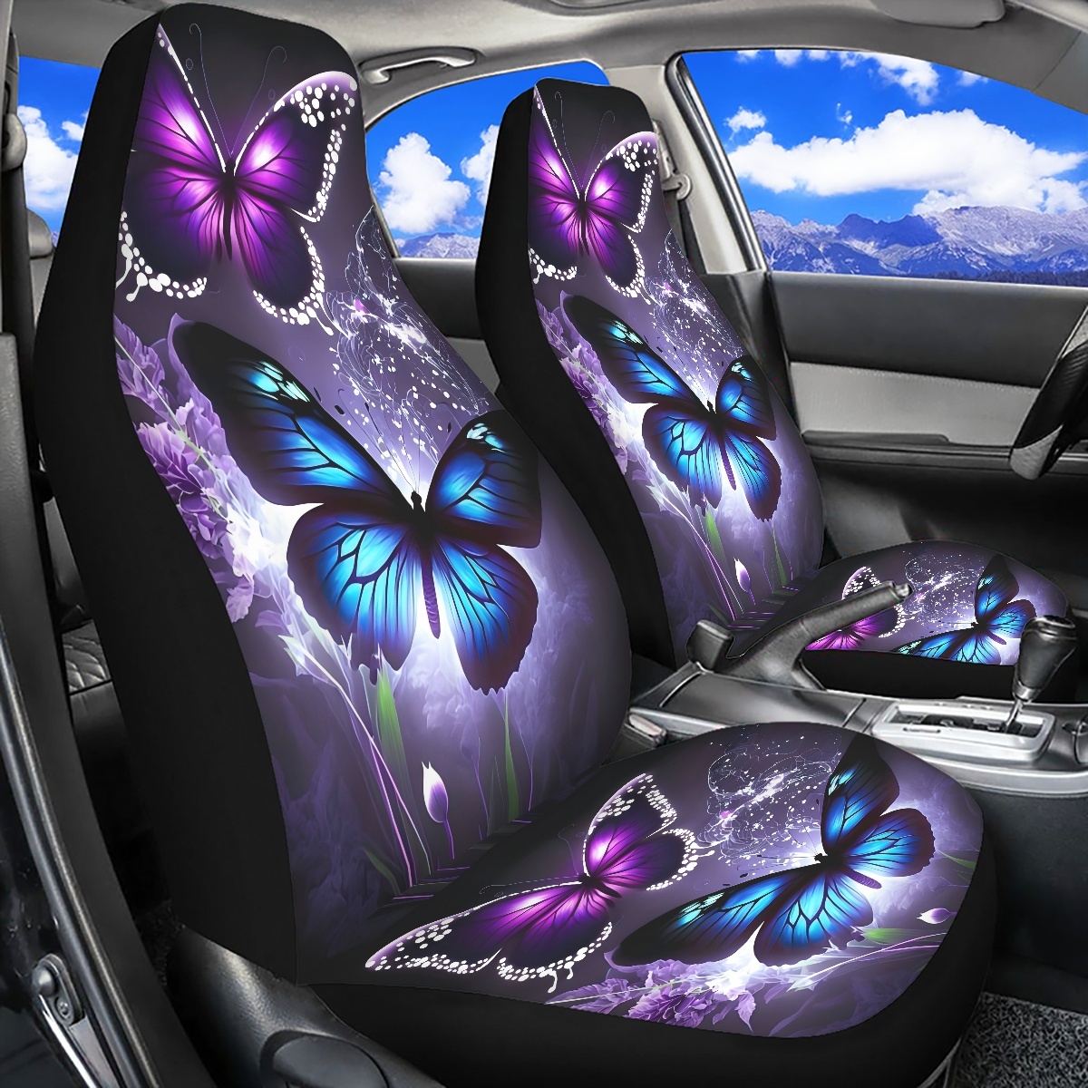 Butterfly Pattern Car Seat Covers