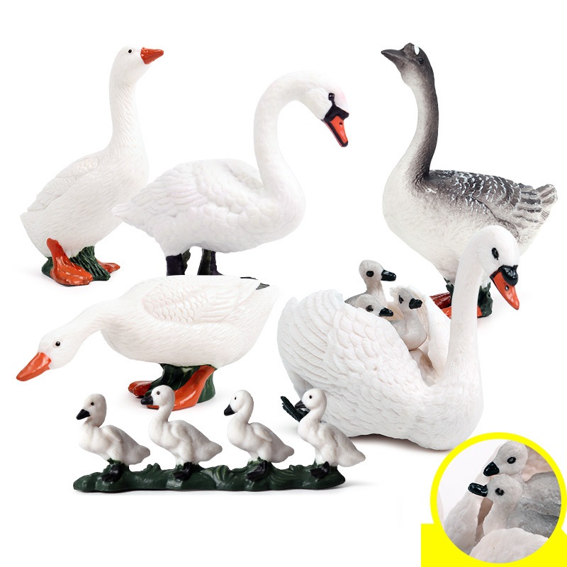 Solid Simulation Wild Animal Model Ornament