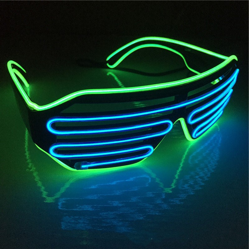 Title 2, LED bi-color luminous blinds decorative glasses