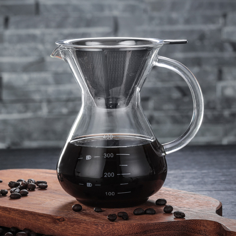 Title 3, High Borosilicate Glass Hand Brewed Coffee Pot