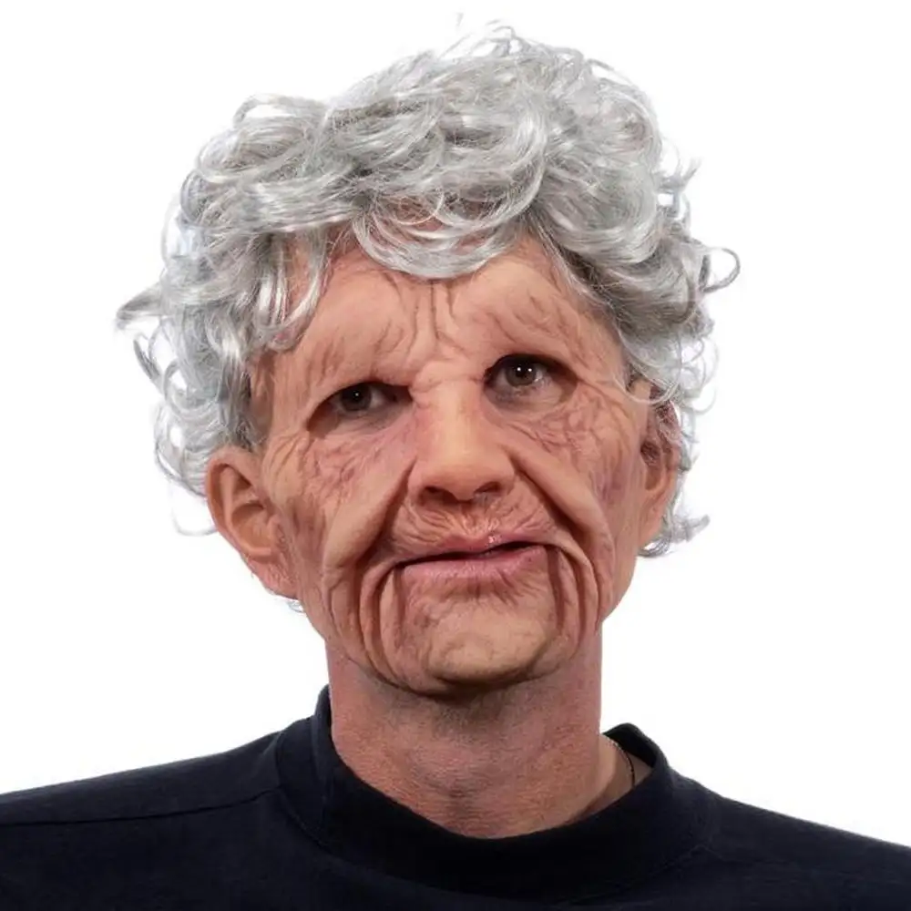 Old Lady Latex Mask