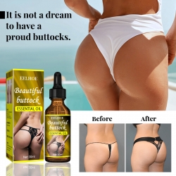 EELHOE Butt Essential Oil, Lift Firming Buttocks Massage Buttocks Moisturizing Treatment Essential Oil