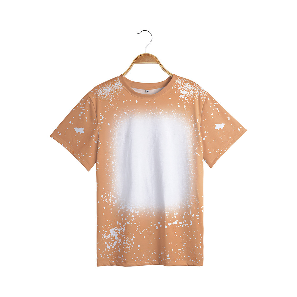 Title 5, Tie-dye bedrukte T-shirt met korte mouwen, loss...