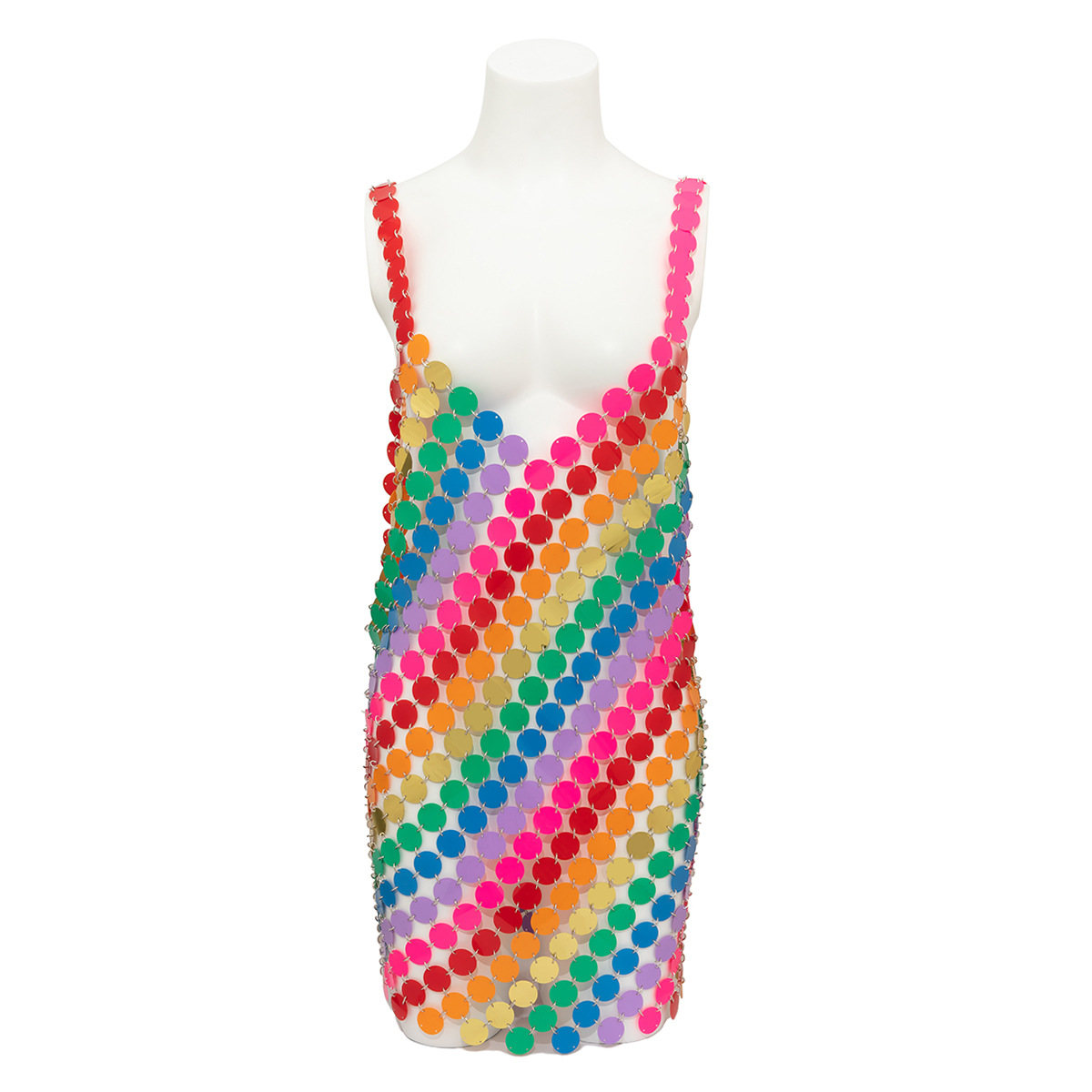Body Chain European And American Colorblock Hand-knitted Nightclub Skirt