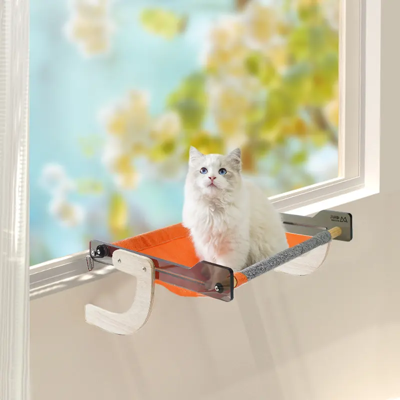 Acrylic Adjustable Pet Hammock Basking in the Sun