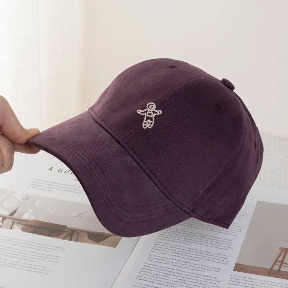 Unisex Mini Astronaut Embroidered Korean-style Casual Baseball Cap, Suitable For Daily Commuting And Outdoor Outings, Makes Your Face Look Smaller.