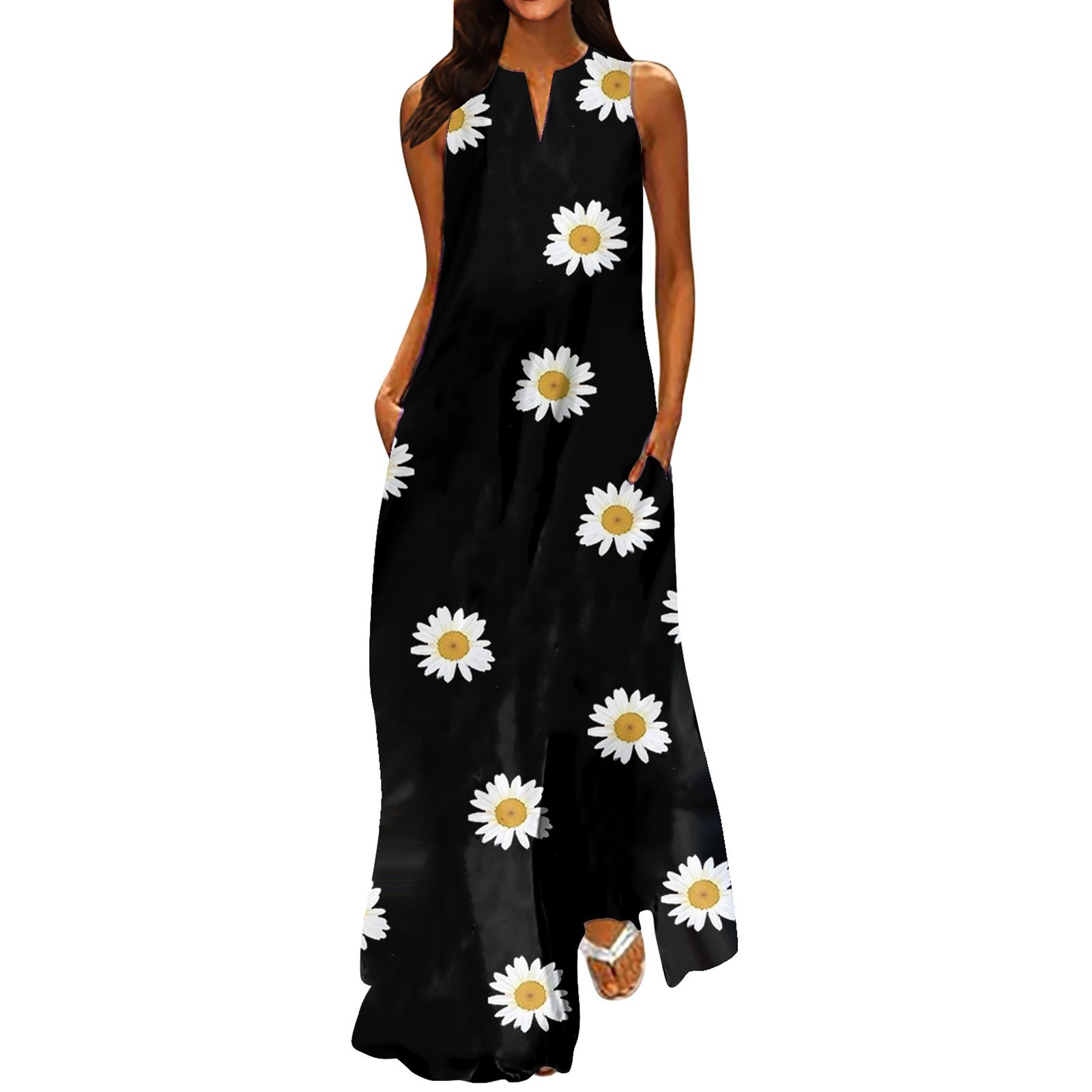 V neck Pocket Floral Dress For Women 10 Style - Shop at LoveMi