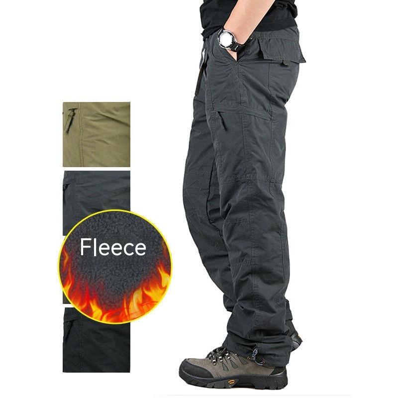 Men's Fashion Casual Fleece And Thick Warm Casual Pants