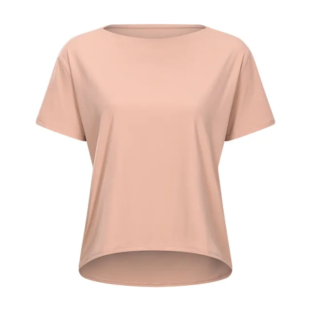 Fashion All match Drape Breathable Simple Loose Yoga Clothes Black - Shop at LoveMi