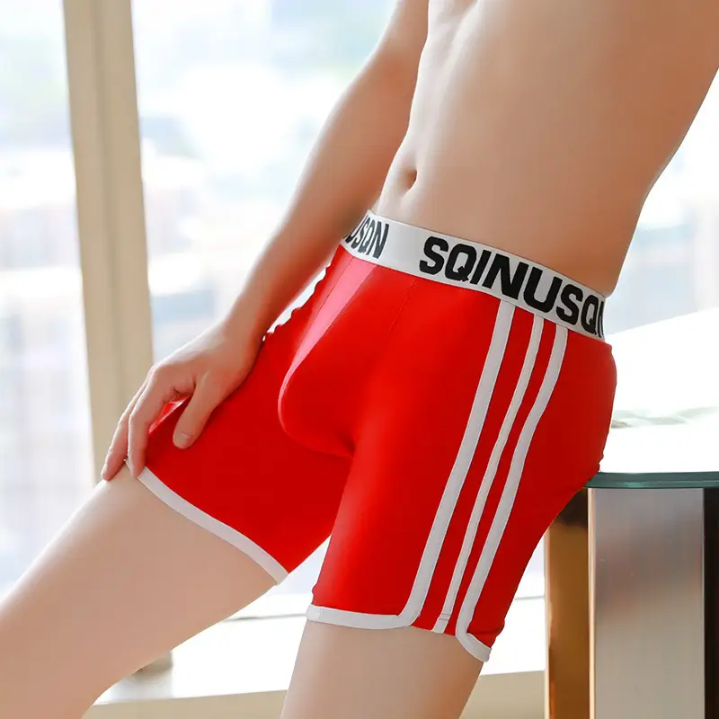 Cotton Lengthening Sports Loose Long Leg Panties