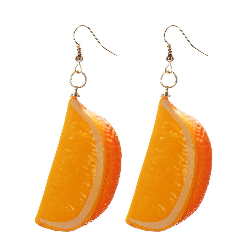 Title 3, Party Holiday Lemon Horn Fruit Earrings