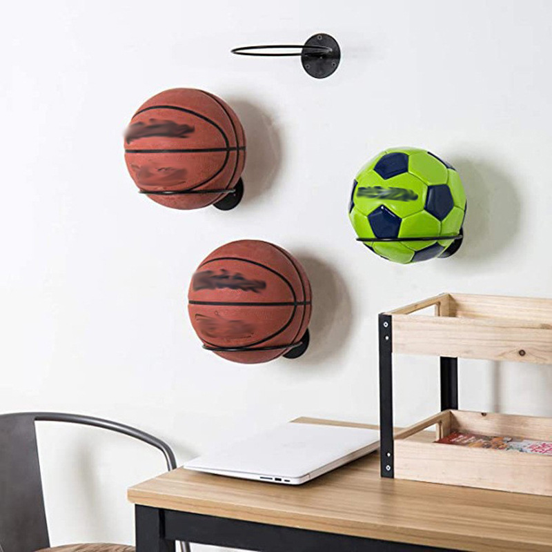 Basketball, Football And Volleyball Storage Rack, Household Storage Rack, Basketball Rack, Storage Basket, Wall Items 3