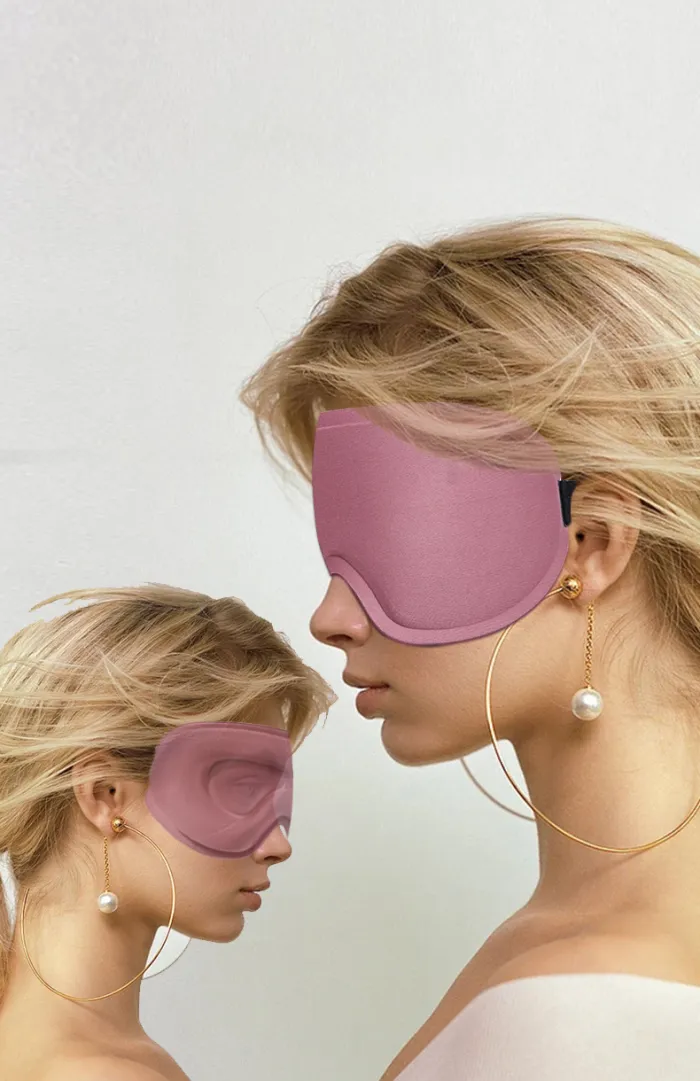 3D Contoured Sleep Eye Mask - detail photo 5