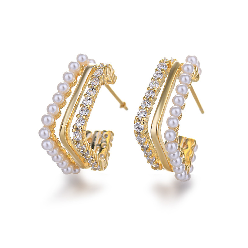 Pearl Niche Design Temperament Light Luxury Earrings