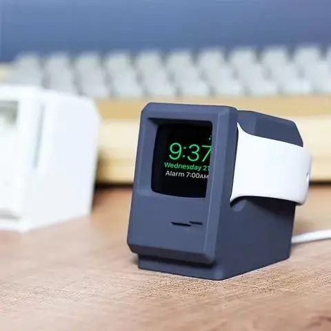 Retro Stand Foreign Trade  Watch Desktop Silicone Charging Base
