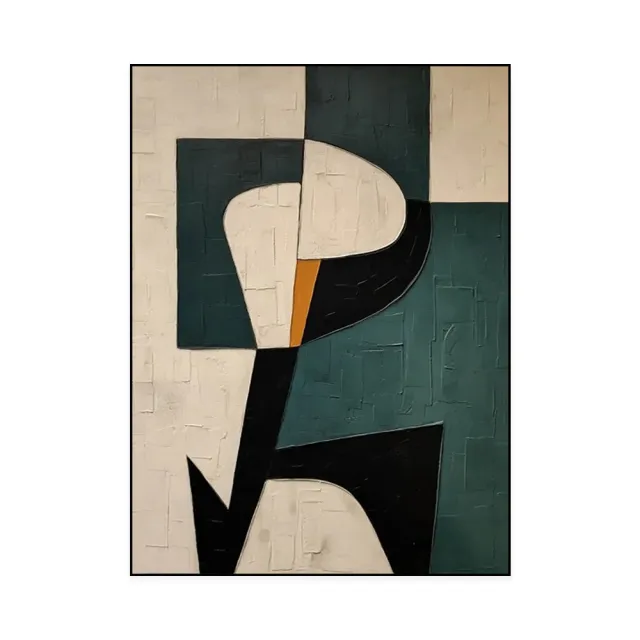 Handmade Oil Painting Canvas Wall Art Decoration Modern Green Abstract Texture For Home Decor Rolled Frameless Unstretched Painting Without Inner... Without Inner Frame - Shop at LoveMi