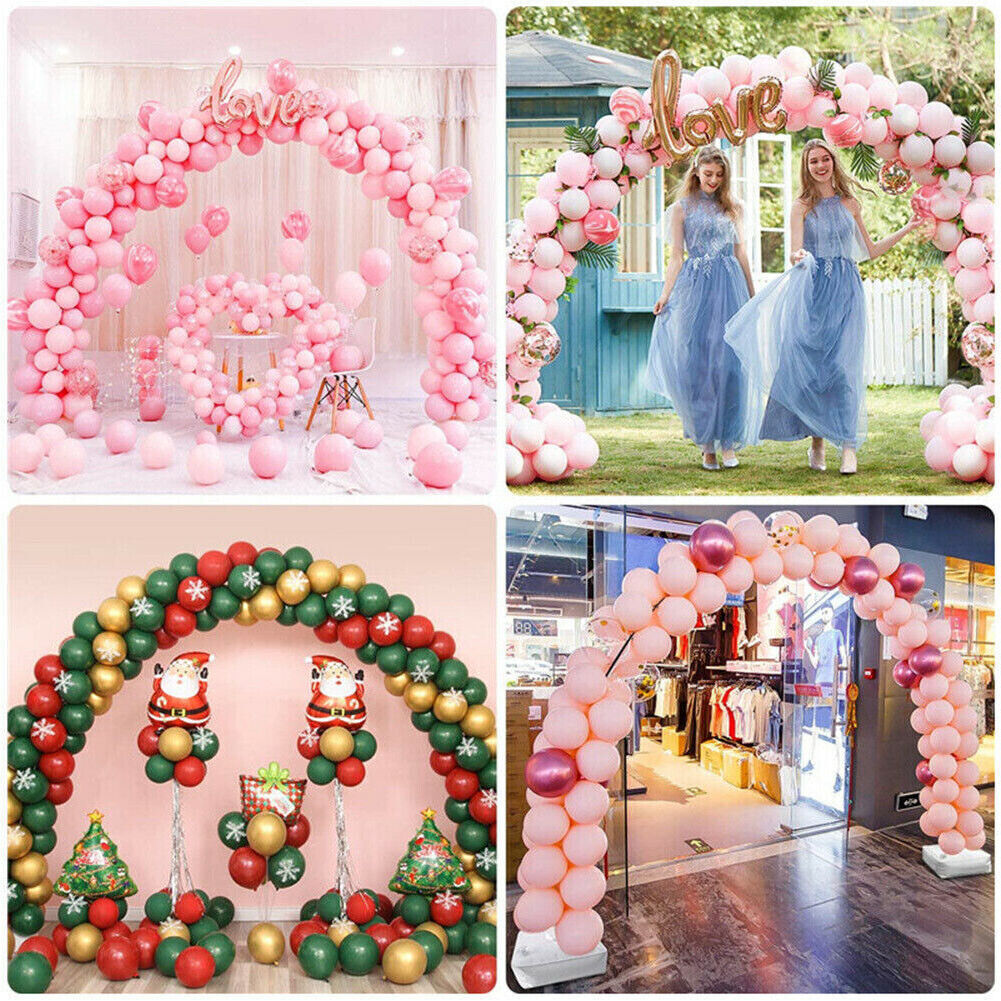 Balloon Arch Column Frame Garland Adjustable Arch Stand Wedding Party Decor 12