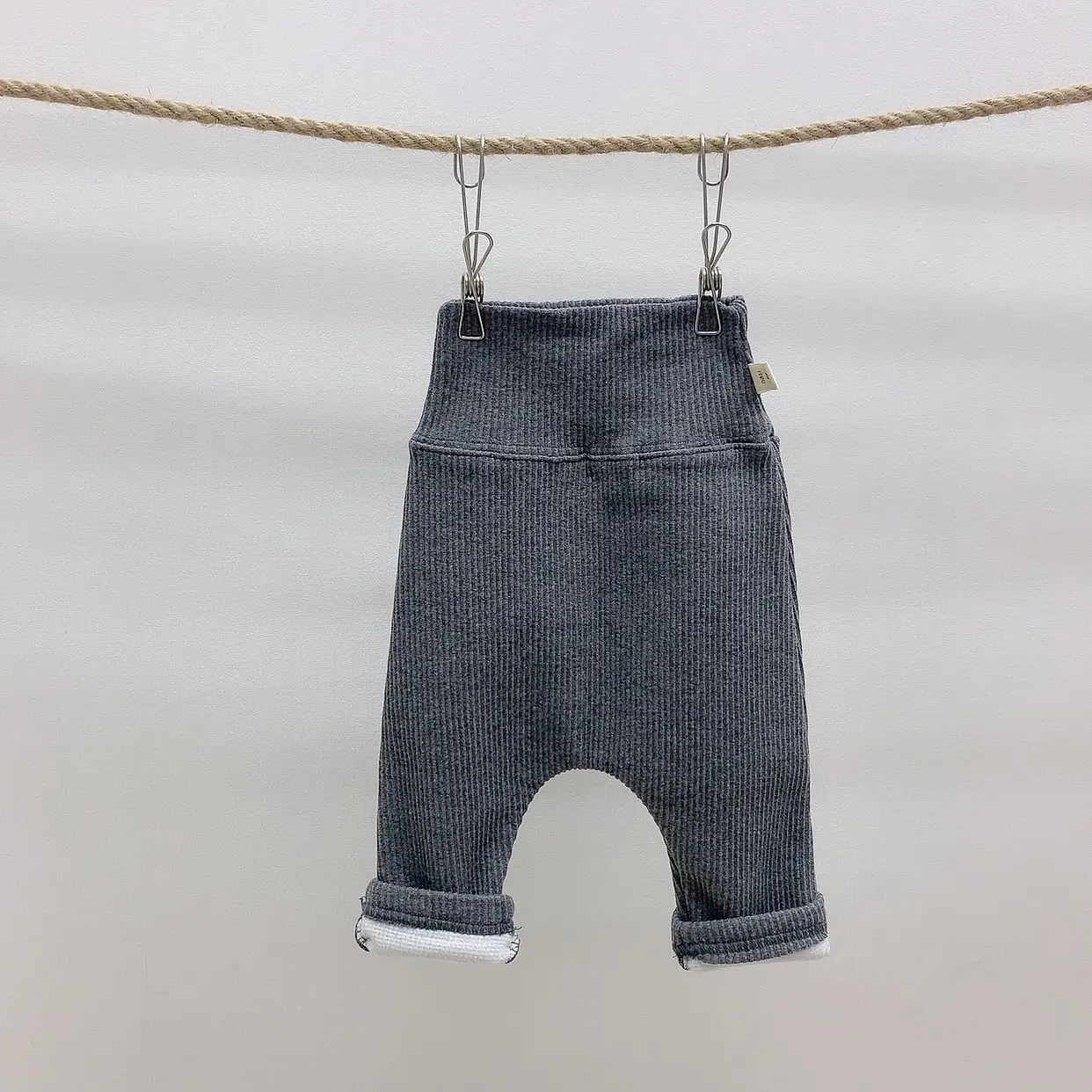 Boys And Girls Thick Warm High Waist Pants