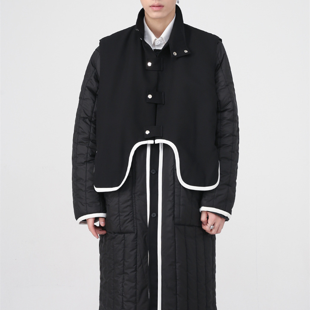 Men's True Two Piece Detachable Mid Length Jacket