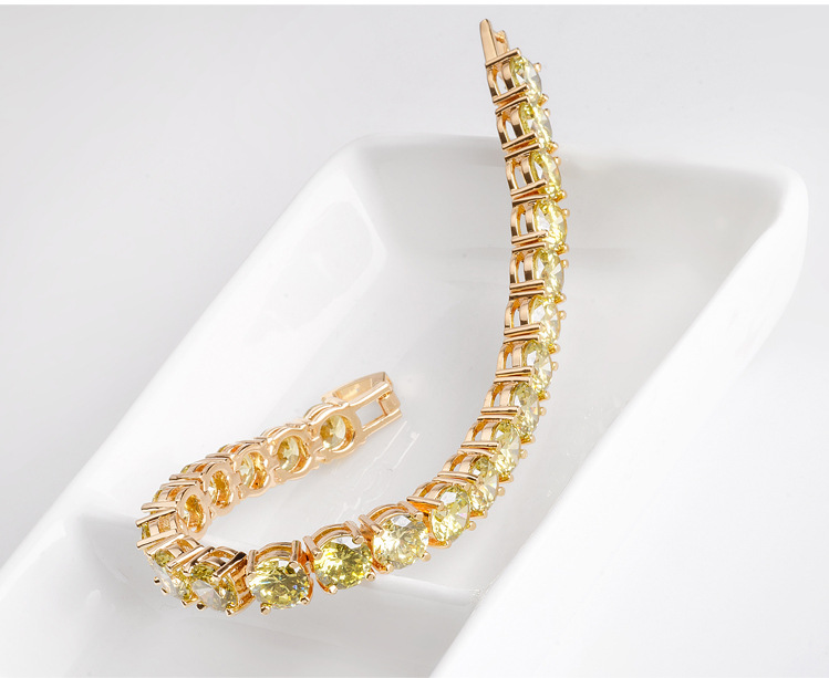 Zircon Electroplated Bracelet Fashion Radiation Protection