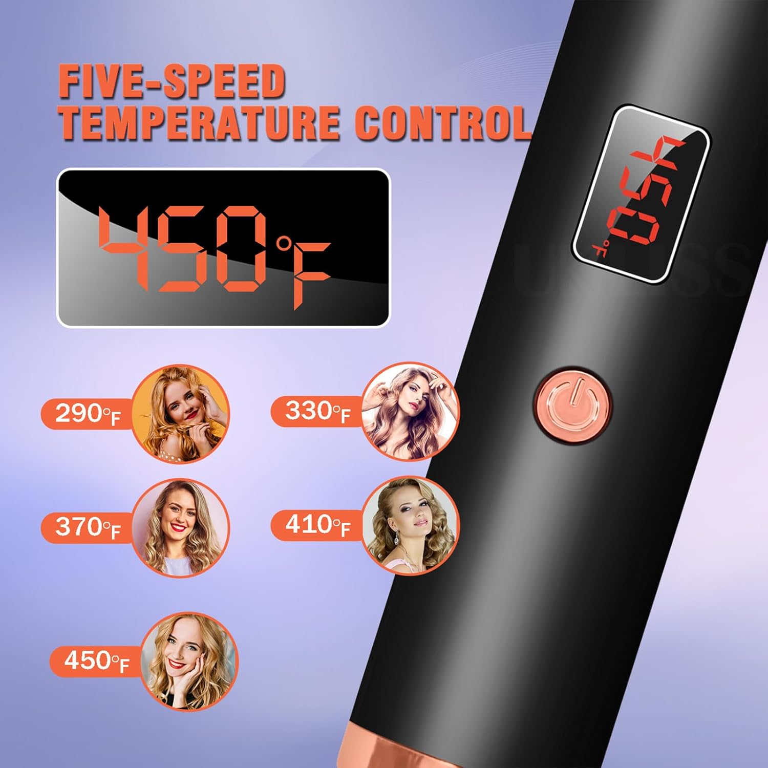 Hot-Air Brushes Thermal Brush 1.5 Inch Curling Iron Volumizing Brush