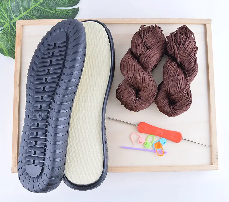 Handwoven Summer Cool Hollow Thread Water Grass Flower Bean Shoes