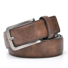 Men's Belt Retro Casual Pin Buckle Belt - Dark Brown - View 1