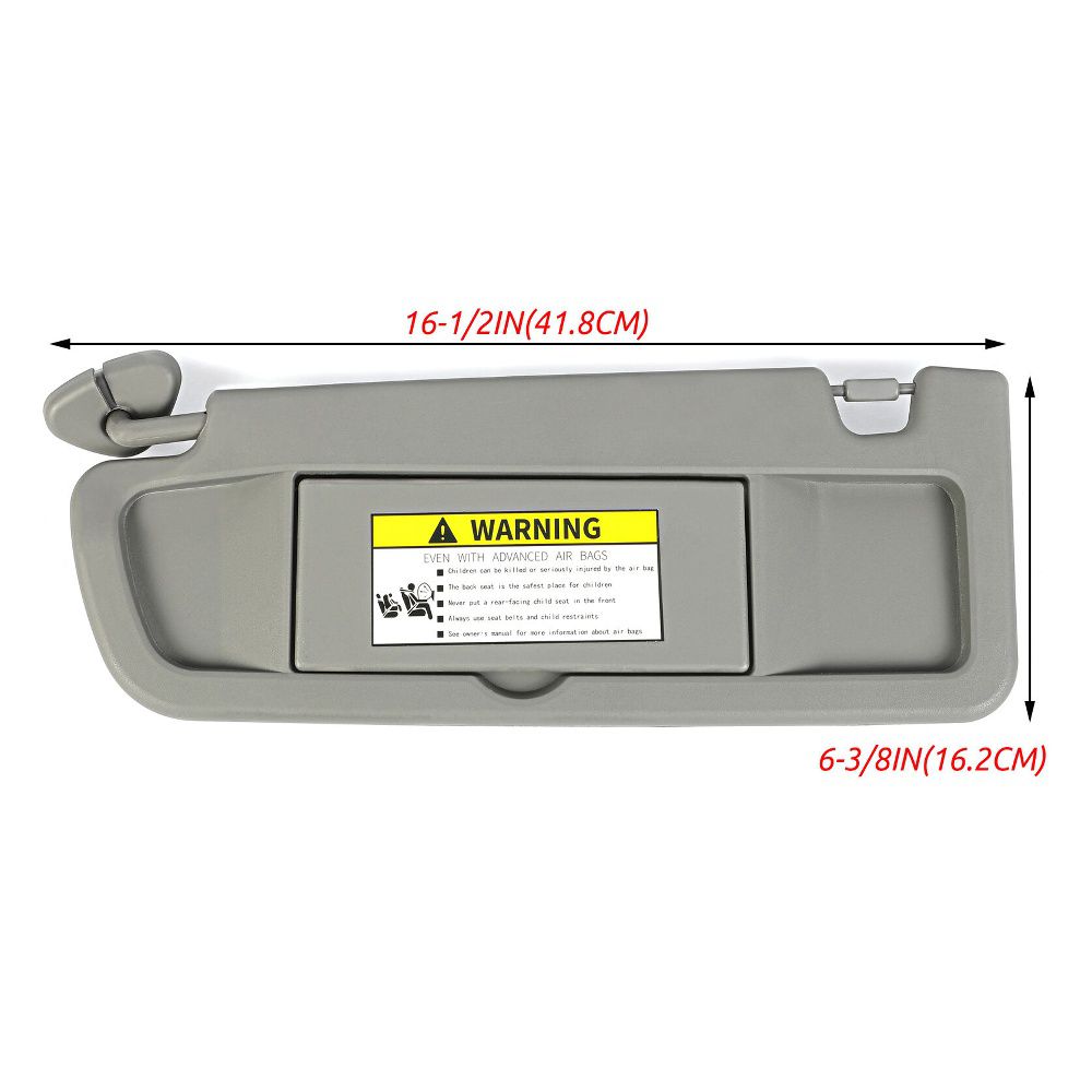 Left Driver Side Dark Gray Sun Visor For 2006-2011 Civic 2006-2011 H Onda Civic — foto 6