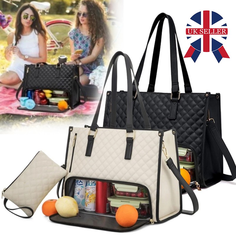 Large Capacity 15.6 Inch Laptop Bag 2 In 1 Computer Handbag  Office
