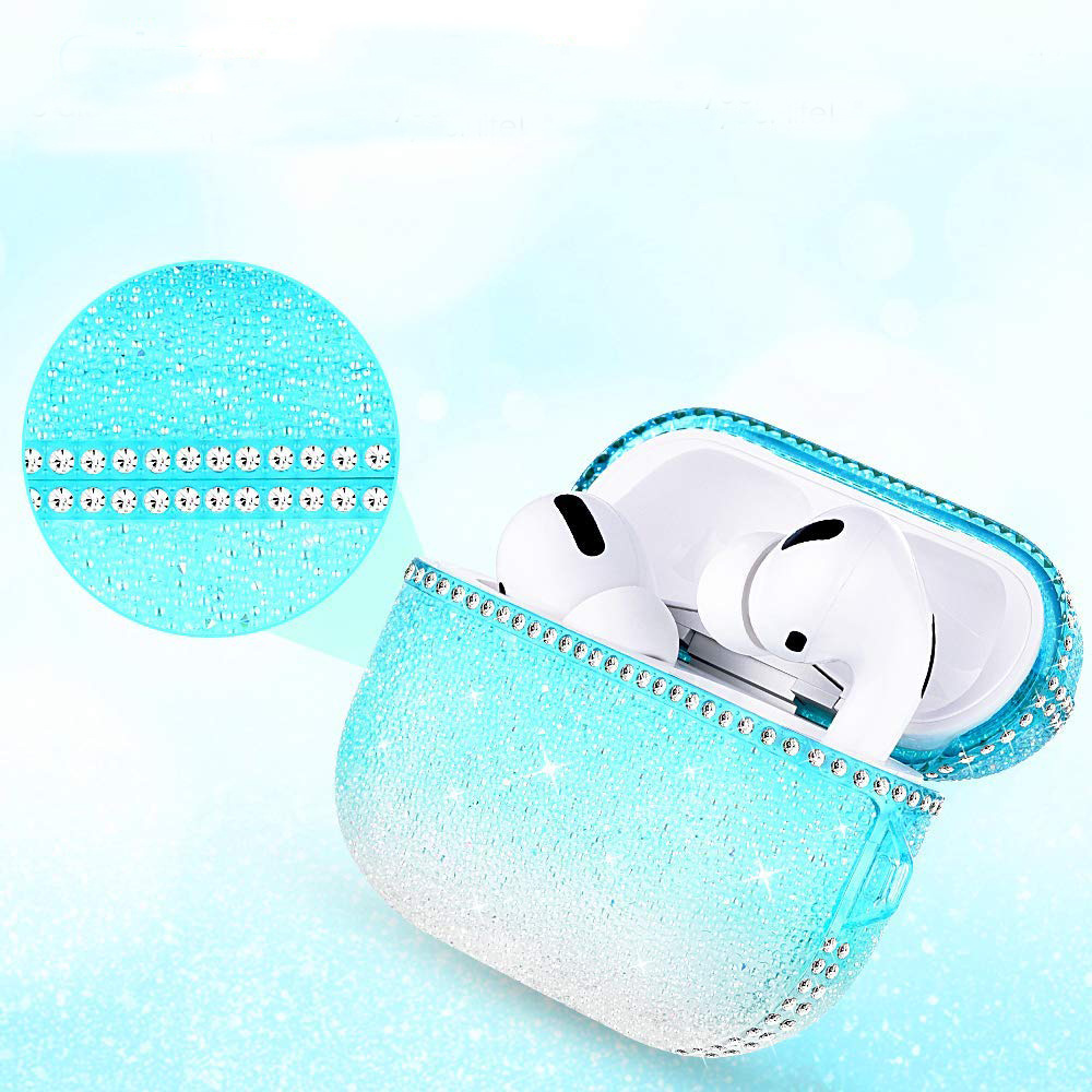 Tpu Soft Rubber Rhinestone-encrusted Earphone Protective Cover - Image 7