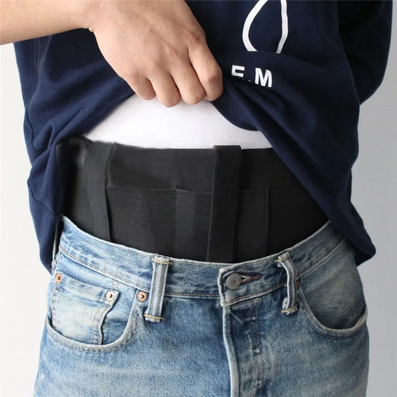 Outdoor Multifunctional Elastic Belt with Invisible Pocket Sports