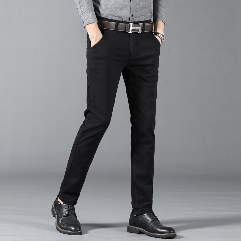 Title 5, Pantaloni casual da uomo business stretch tinta...