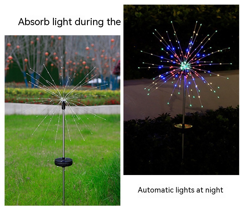 New Outdoor Solar Fireworks Lamp - Image 3