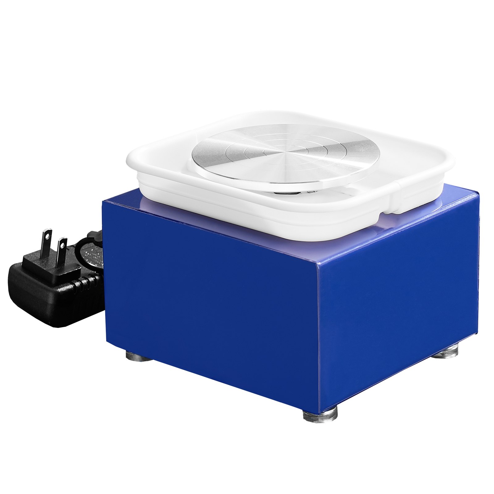 VEVOR Mini Pottery Wheel, For Kids Or Beginners, 2 Turntables 2.6in 3.9in Ceramic Wheel Machine… image 6