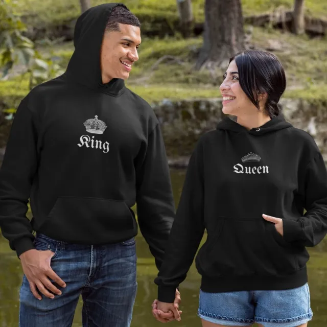 Hooded Solid Color Versatile Loose Student Hoodie Youth Casual King Queen - Shop at LoveMi