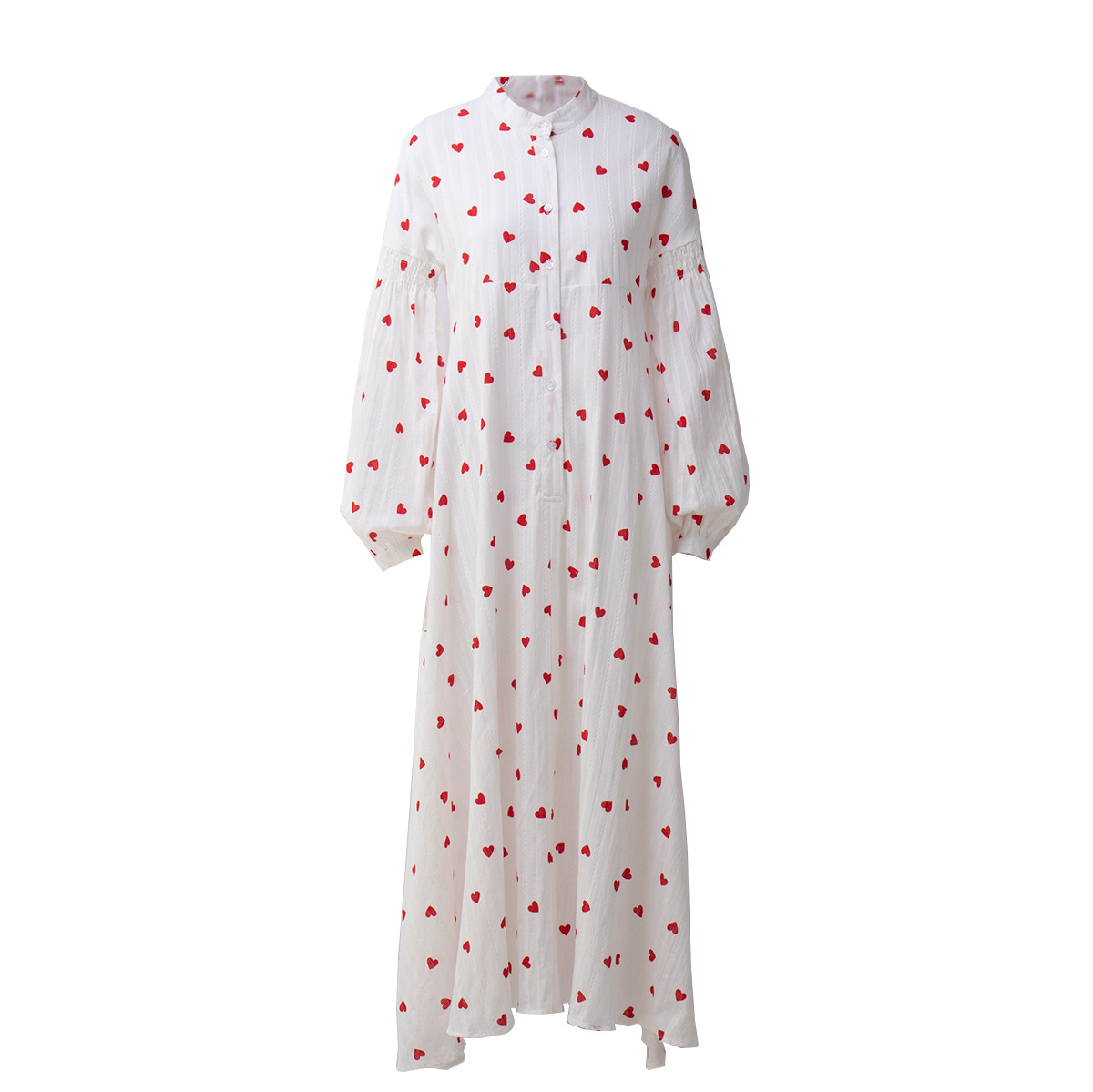 Women's Fashion Elegant Heart Printed Dress