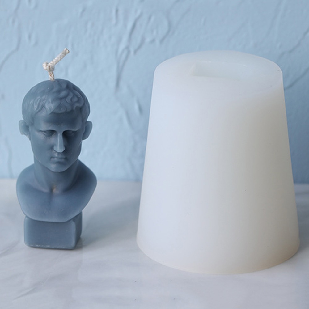 Title 3, Agrippa Gypsum Portrait Candle Mold