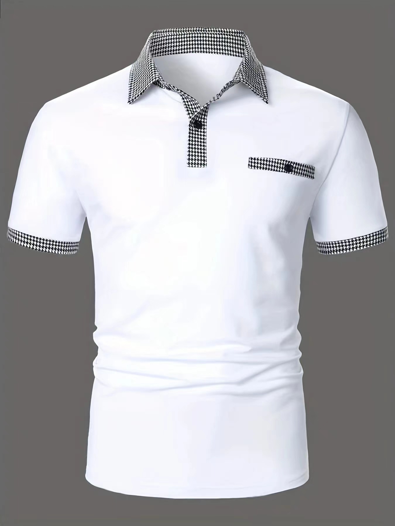 Title 8, Camiseta Polo para Hombre Estilo Nuevo Manga Co...