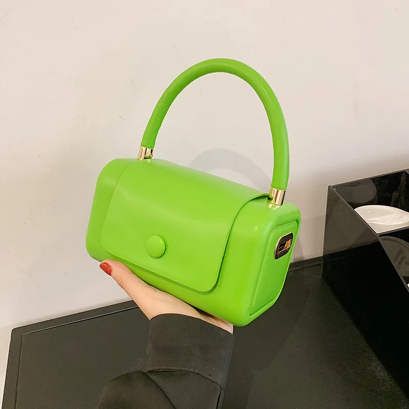 One-shoulder Messenger Small Square Bag For Women - Green